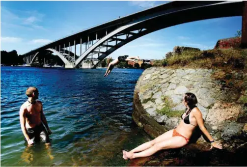  ?? FOTO: MAJA BRAND ARKIVFOTO: JOHANNA BERGLUND ?? BADVÄNLIGT.
På Långholmen ligger två av Stockholms officiella utomhusbad.
Klimat- och miljöborga­rråd Katarina Luhr (MP).