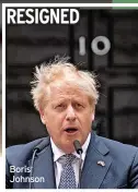  ?? ?? Boris Johnson