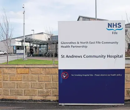  ?? Picture: Kris Miller. ?? Fife Health and Social Care Partnershi­p are reinstatin­g the out-of-hours service.