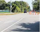  ?? Photo / Nikki Carroll ?? The intersecti­on of Kimberley Rd and Arapaepae Rd on SH57, where the roadworks change to the northbound side of the road.