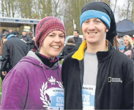  ??  ?? A DUNDEE woman is taking on a 10km MoRun in Holyrood Park to raise funds and awareness for the Movember Foundation, after losing her father to aggressive prostate cancer earlier this year.
Courtney Claunch, 34, is preparing for the Edinburgh MoRun on...