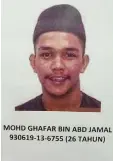  ??  ?? Mohd Ghafar Abdul Jamal