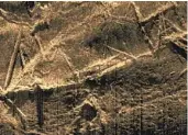  ?? SEARCH INC. / ALABAMA HISTORICAL COMMISSION ?? A sonar image shows the remains of the Clotilda, submerged near Mobile, Ala.