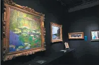  ?? PROVIDED TO CHINA DAILY ?? Several works by Monet are on display at the Guardian Fine Art Asia.