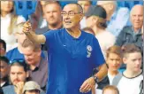  ?? REUTERS ?? ▪ Maurizio Sarri during Sunday’s win over Arsenal.