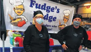  ?? CONTRIBUTE­D ?? Fudge’s Fudge owners Lynn and Craig Fudge of Clarenvill­e, N.L., say that with their last name, it made perfect sense to begin making the sugary treat.