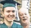  ??  ?? ‘DEVASTATED’: Suspected killer Scott Kologi with his grandfathe­r Adrian Kologi.