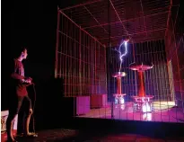  ?? Gazette file photo ?? ■ Discovery Place Interactiv­e Museum celebrates all things Nicola Tesla on Saturday, March 30, introducin­g a new repertoire of tunes for the museum’s two synchroniz­ed, musical Tesla coils.