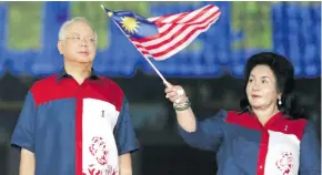  ?? Photo: The Nation ?? Malaysia’s former Prime Minister Najib Razak and his wife Rosmah Mansor.