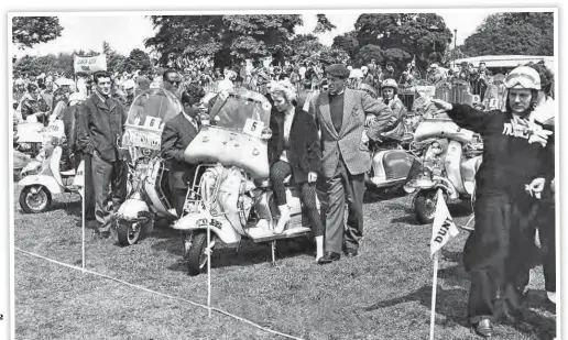  ??  ?? Below: BLOA rallies were Lambretta-only events, with no other makes of scooter encouraged to be part of them.