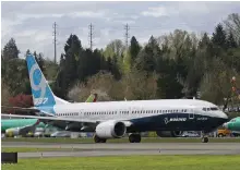  ?? AP ?? A Boeing 737 Max 9 aircraft in Renton, Washington. The 737 is Boeing’s most popular aircraft and its best-selling plane