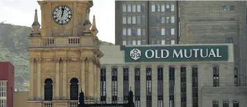  ??  ?? ICONIC PRESENCE: Old Mutual traces its heritage to 1845, when John Fairbairn founded The Mutual Life Assurance Society of the Cape of Good Hope