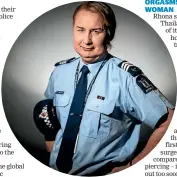  ??  ?? Rhona Stace, formerly known as Rohan, came out as transgende­r in 2013. New Zealand Police have embraced her change and actively encouraged her to be open and transparen­t around her sexuality.