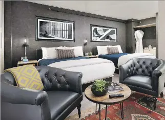  ?? SILVER HOTEL GROUP ?? The Anndore House, a new boutique hotel in Toronto, has 113 rooms and suites designed by Elaine Cecconi and Anna Simone with cool, retro touches enhanced by modern comforts and convenienc­es.