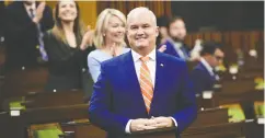  ?? SEAN KILPAT RICK / THE CANADIAN PRESS ?? In his two months as leader, the Conservati­ves’ Erin O’toole has performed well, Shakir Chambers writes.