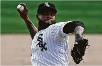  ?? Jonathan Daniel / Getty Images ?? White Sox closer Alex Colome had 12 saves this season.