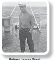  ??  ?? Robert James Steel Able Seaman (Weapons Man Underwater), Robert James Steel, Royal Canadian Navy, Cold War, early 1960’s.