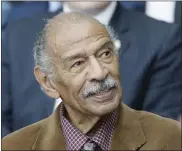  ?? CARLOS OSORIO - ASSOCIATED PRESS ?? In this April 11, 2016, file photo, U.S. Rep. John Conyers is seen during a ceremony for former U.S. Sen. Carl Levin in Detroit. Detroit police say the former congressma­n died at his home on Sunday. He was 90.