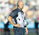  ??  ?? High stakes: Gregor Townsend knows cancellati­on could end Scottish hopes