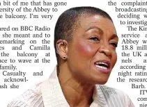  ?? ?? Race row... Adjoa Andoh, 60