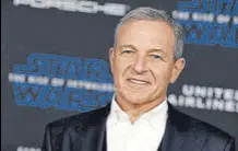 ?? AP FILE ?? Bob Iger will stay to direct the company’s creative endeavours as executive chairman through 2021.