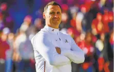  ?? Vasha Hunt / Associated Press 2019 ?? Steve Sarkisian, Alabama’s offensive coordinato­r under Nick Saban for two seasons, will be the new head coach at Texas.