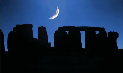  ?? ?? A major lunar standstill, which takes place every 18.6 years, will help academics to explore theories about Stonehenge. Photograph: Eyebyte/Alamy