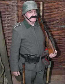  ??  ?? Ken Hayes pictured at the Irish Milirary War Museum at the weekend.