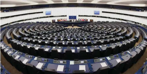  ?? Foto: AFP/Frederick Florin ?? Viel Raum für Neues: das EU-Parlament