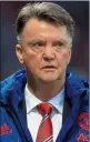  ??  ?? UNDeR PRessURe: United’s Louis van Gaal