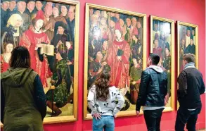  ??  ?? Os “Painéis de São Vicente de Fora” estão expostos no Museu de Arte Antiga