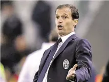  ?? BILD: SN/APA (EPA)/DI MARCO ?? Trainer Massimilia­no Allegri hat mit Juventus Turin noch kein Europacup-Heimspiel verloren.