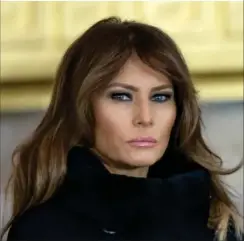  ?? FOTO: RON SACHS ?? Spørgsmåle­t er, om Melania er lige så afklaret. Daniels er betalt for at holde taet med, hvad der skete i 2006 – et år efter at Trump og Melania blev gift.