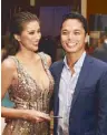  ??  ?? Rachel Peters and Camarines Sur Gov. Migz Villafuert­e.