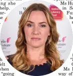  ?? ?? Actress Kate Winslet helped the mother out