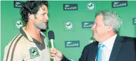  ?? ?? Ian Smith and Chris Cairns: “When he was playing really well, [Cairns] would have been an IPL megastar but he just missed the boat on that.”