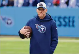  ?? Mark Zaleski/Associated Press ?? The Jets have reportedly hired former Titans offensive coordinato­r Todd Downing as their passing game coordinato­r.