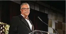  ?? Dave Rossman/Contributo­r ?? President and CEO Judson Robinson III speaks for Houston Area Urban League’s Equal Opportunit­y Day Gala in December.