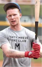  ?? JOHN ANTONOFF/SUN-TIMES ?? Pete Crow-Armstrong (above) and Brennen Davis (right) benefitted from their time in major-league camp but need to get more experience in the minors.