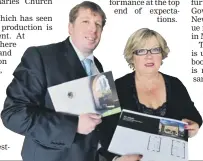  ??  ?? PROPERTY PAIR: Persimmon Homes managing director Adrian Evans and sales director Cheryl Bissett.