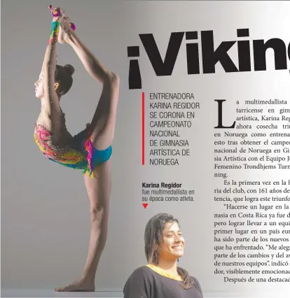  ?? Karina Regidor
Shuttersto­ck-Tomado de Facebook Karina Regidor/La República ?? fue multimedal­lista en su época como atleta.