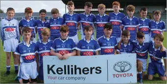  ??  ?? Laune Rangers B under 14 football team who won the final of the Kellihers Toyota Tralee Central Region Div. 4 football competitio­n.