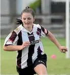  ??  ?? Annemieke Verstraten, scored for Swifts Ladies on Sunday.