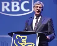  ?? FRANK GUNN/THE CANADIAN PRESS ?? Royal Bank CEO Dave McKay said a single solution to the hot real estate market is unlikely to be successful.