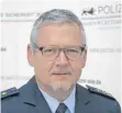  ?? FOTO: ULM PP ÖA ?? Neuer Leiter der Direktion Polizeirev­iere beim Polizeiprä­sidium Ulm Josef Veser.