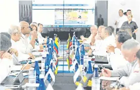  ?? / Foto cortesía ?? Ayer se llevó a cabo la primera reunión de la Comisión de Vecindad e Integració­n Colombia-venezuela.