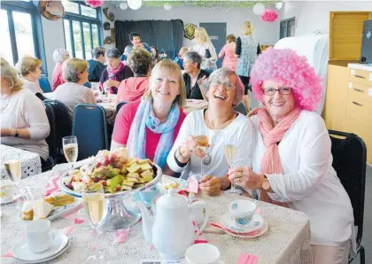  ?? Photo / Lesley Staniland ?? Whangamata Ocean Sports Club's high tea in 2018 raised more than $6000 for the cause.