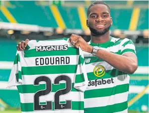  ?? Picture: SNS. ?? Celtic broke their transfer record to land the Frenchman.