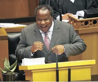  ?? PHANDO JIKELO ?? MINISTER of Finance Tito Mboweni has acknowledg­ed that the government “needs to get its house in order”. | African News Agency (ANA)