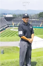  ?? ARCHIVO PARTICULAR ?? Jorge Martínez (53 años), umpire barranquil­lero.